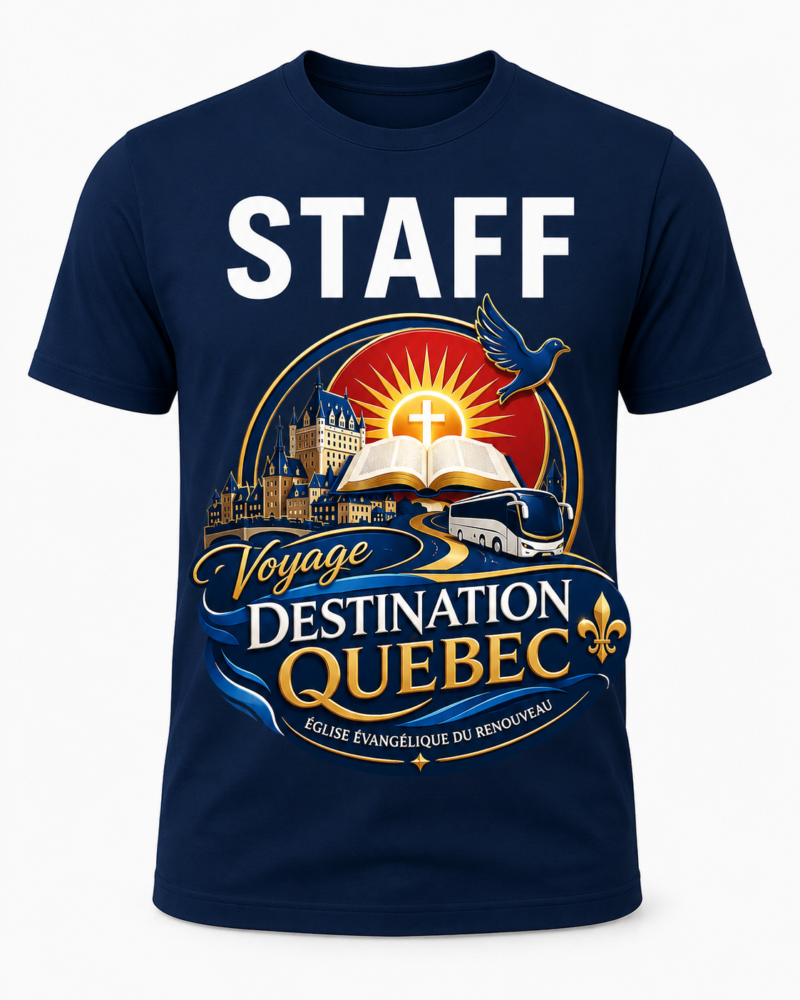 T-shirt STAFF — Destination Québec